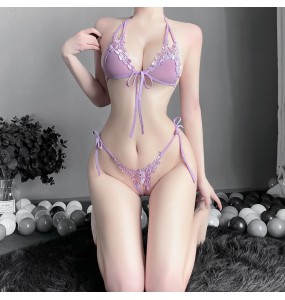 FEE ET MOI - Sweet Dream Butterfly Sexy Bikini Set (Light Purple)